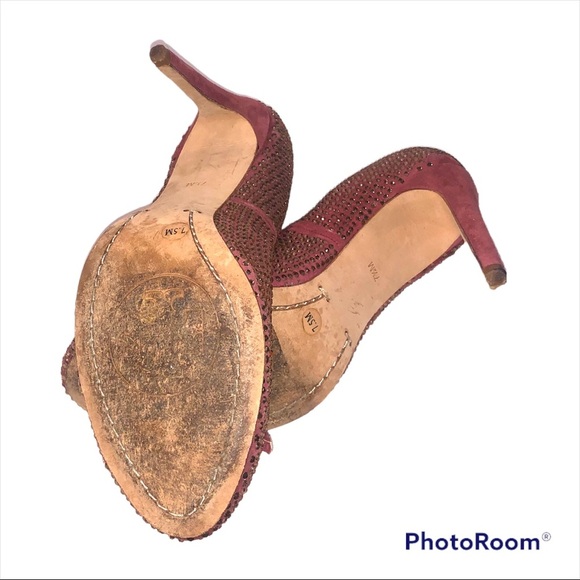 Tory Burch Phoenix Pump Soho Lux Suede 7.5 - Picture 7 of 7